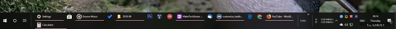 Windows 10のタスクバーをカスタマイズする7つの便利テクニック