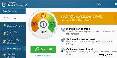 Auslogics BoostSpeedは、約束どおりにPCを高速化します