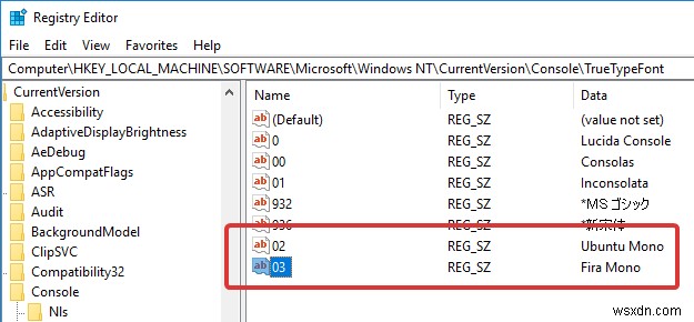Windows 10のコマンドプロンプトにカスタムフォントを追加する方法