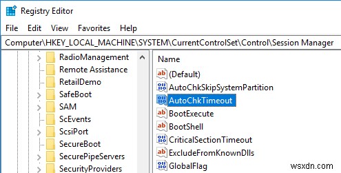WindowsでChkdskのカウントダウン時間を変更する方法