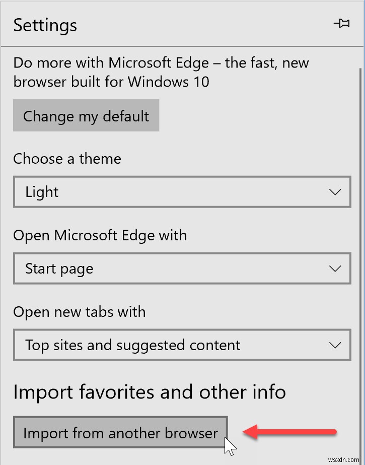 Windows 10のリセット後にEdgeのお気に入りを復元する方法
