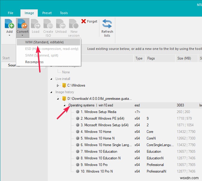 WindowsでESDファイルをISOに変換する方法【無料ツール2選】