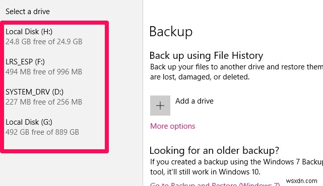 Windowsの「ファイル履歴」を使ってデータをバックアップする方法