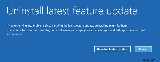 PCが起動しないときにWindows 10の更新プログラムをアンインストールする方法