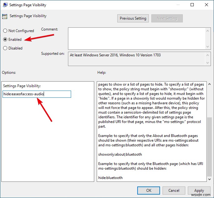 Windows 10の設定アプリで特定のページを非表示にする方法