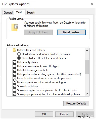 Windowsの新ビルド、フォルダを個別プロセスで起動する機能がデフォルトで有効化へ