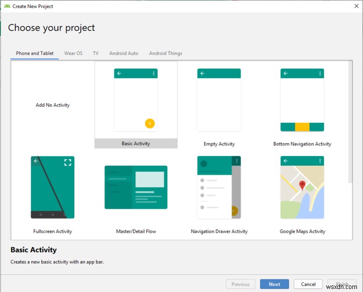 Android StudioでAndroid 9(Pie)仮想デバイスをセットアップして実行する方法