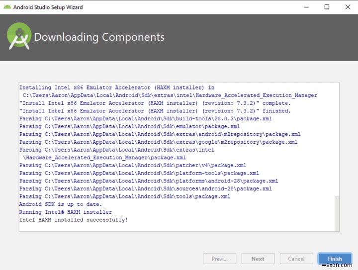 Android StudioでAndroid 9(Pie)仮想デバイスをセットアップして実行する方法