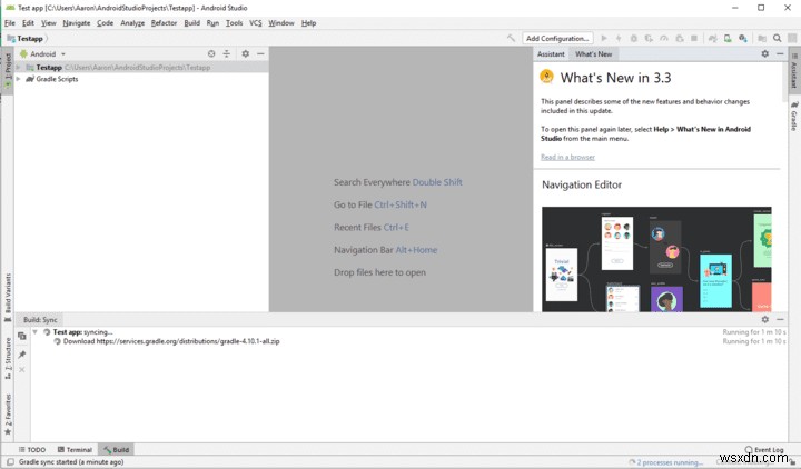 Android StudioでAndroid 9(Pie)仮想デバイスをセットアップして実行する方法