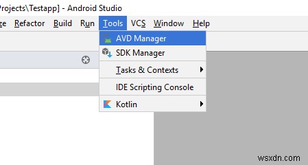 Android StudioでAndroid 9(Pie)仮想デバイスをセットアップして実行する方法