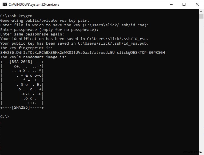WindowsでSSHの公開鍵・秘密鍵を生成する方法|ssh-keygenコマンド徹底解説