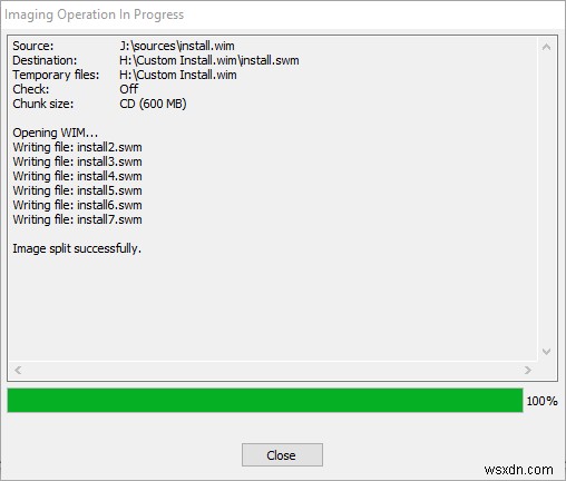 4GBを超えるinstall.wimファイルを分割する2つの方法【GImageX・DISM】
