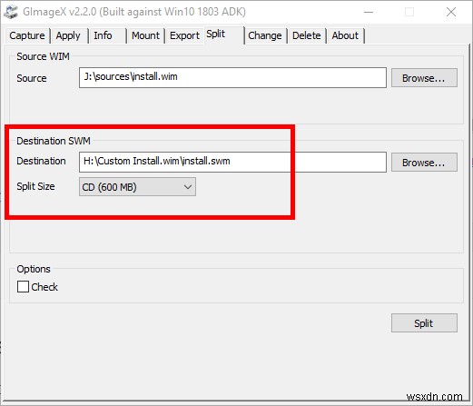 4GBを超えるinstall.wimファイルを分割する2つの方法【GImageX・DISM】
