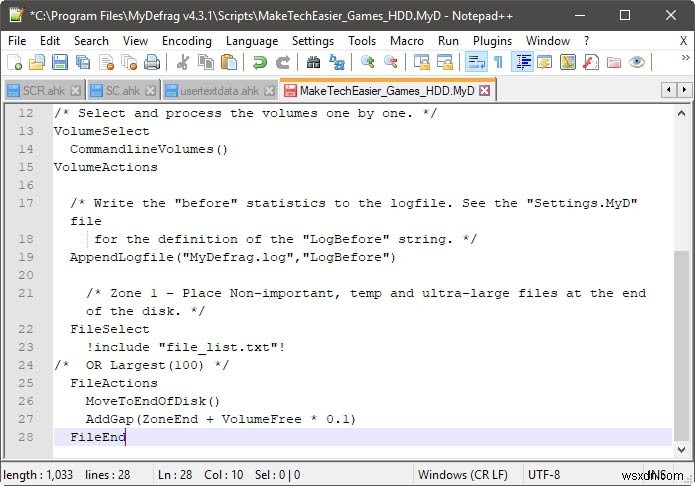 MyDefragでハードディスクを完全に最適化する方法｜スクリプトによるゾーン設定ガイド