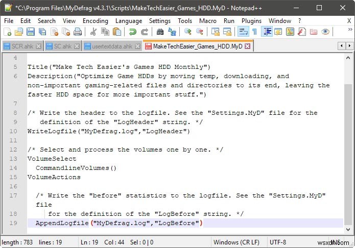 MyDefragでハードディスクを完全に最適化する方法｜スクリプトによるゾーン設定ガイド