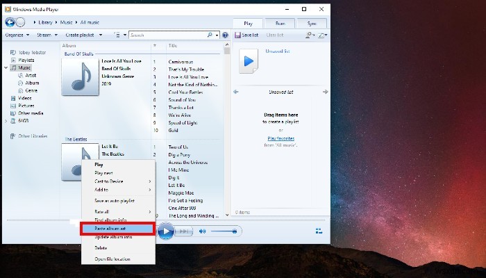 Windows 10でMP3にアルバムアートを追加する方法【WMP・Groove・VLC対応】