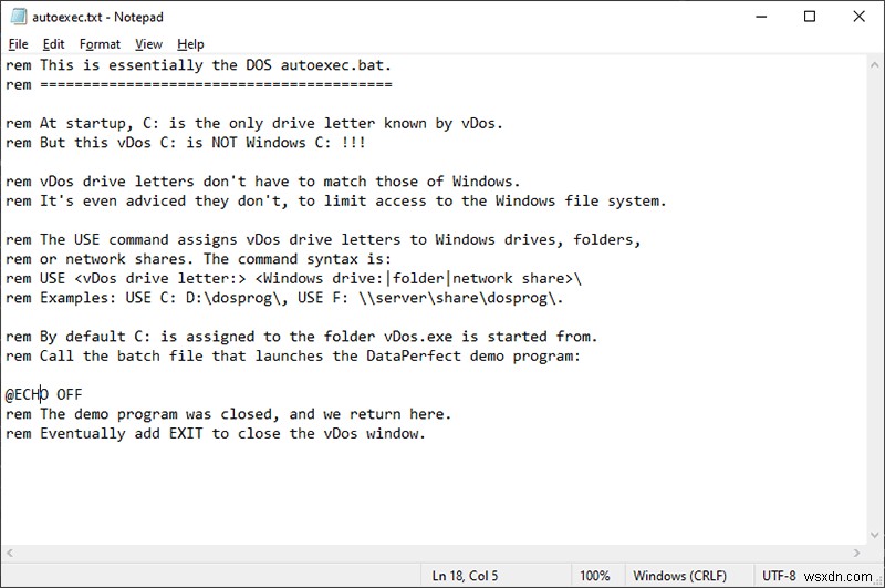 vDosを使ってWindows 10で古いDOSプログラムを実行する方法