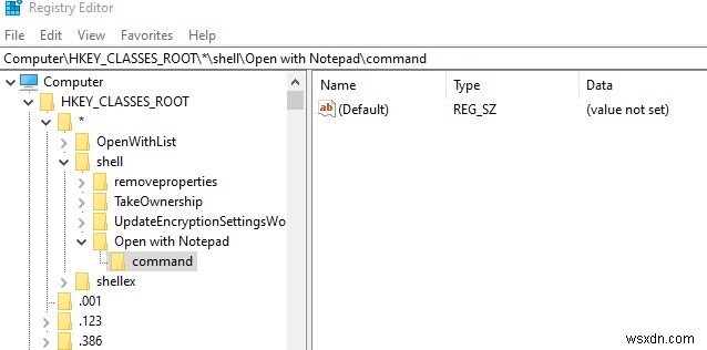 Windows 10の右クリックメニューに「メモ帳で開く」を追加する方法【レジストリ編集】