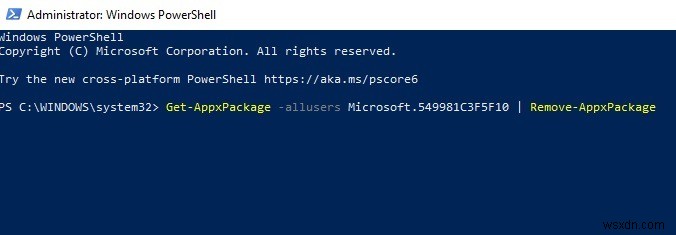 2020年5月のWindows 10アップデート後のCortanaをアンインストールする方法