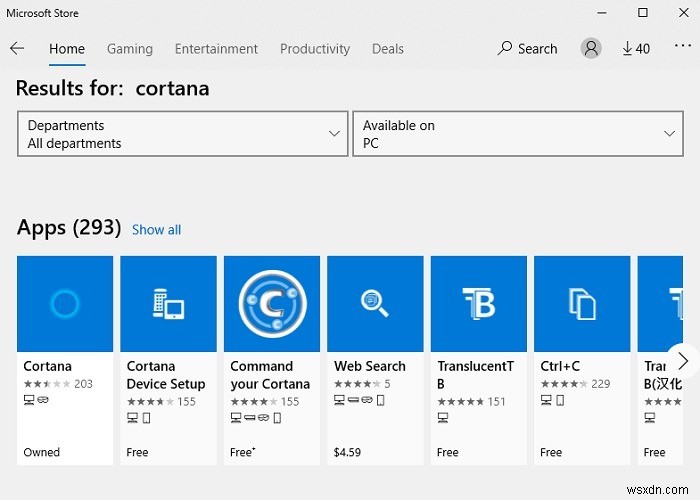2020年5月のWindows 10アップデート後のCortanaをアンインストールする方法