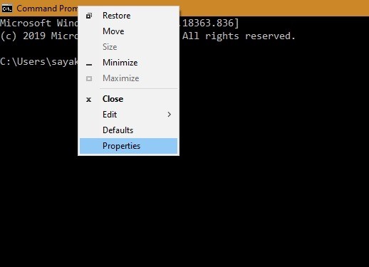 Windows 10のコマンドプロンプトでコピー＆ペーストを有効にする方法