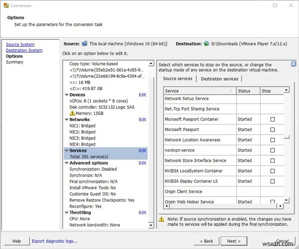 既存のWindows 10 PCから仮想マシンを作成する方法