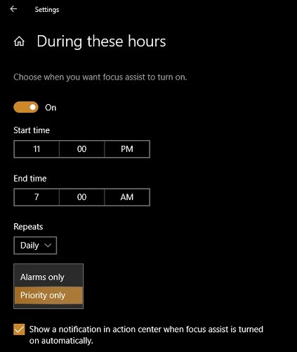 Windows 10の「フォーカスアシスト」で通知を制御し、作業に集中する方法