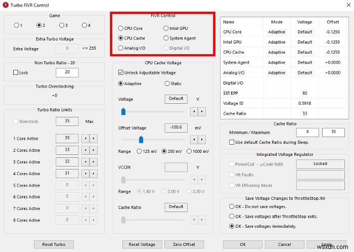 WindowsでThrottleStopを使ってCPUをアンダーボルトする方法|温度・消費電力を抑える