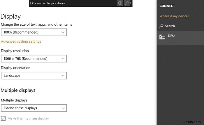 Windows 10でノートパソコンの画面を外部モニターとして活用する方法