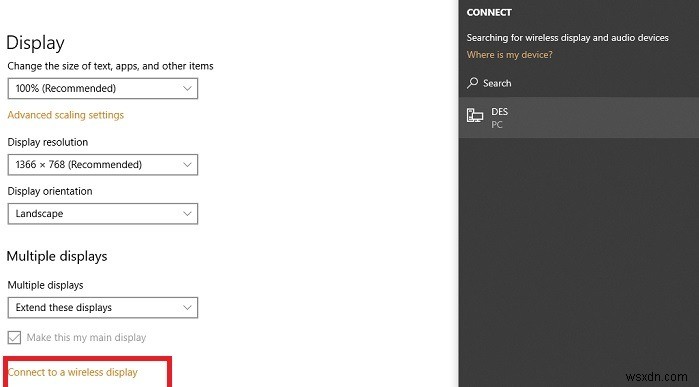 Windows 10でノートパソコンの画面を外部モニターとして活用する方法
