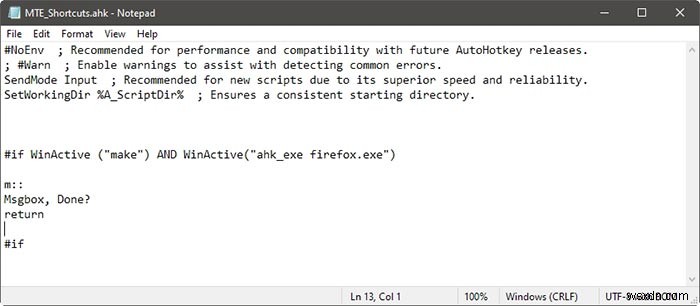 AutoHotkeyでアプリ・サイト固有のショートカットキーを作成する方法