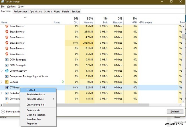 Windows 10でCTFローダーエラーを解決する6つの対処法