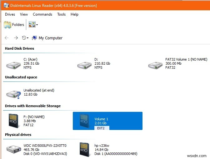 WindowsからLinuxのExt4パーティションにアクセスする4つの方法