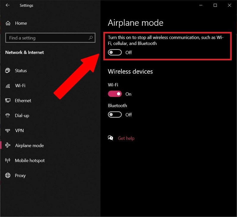 Windows 10が機内モードから解除できないときの対処法6選