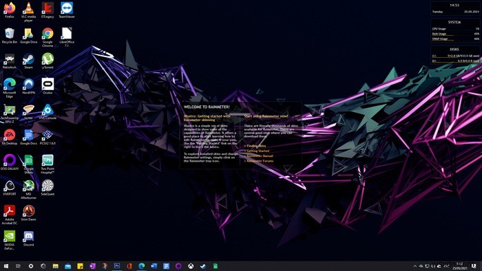 RainmeterでWindows 10デスクトップをカスタマイズする方法【導入からスキン活用まで完全解説】