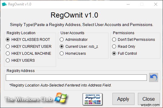 Windowsレジストリキーの所有権を取得して編集・削除を可能にする方法
