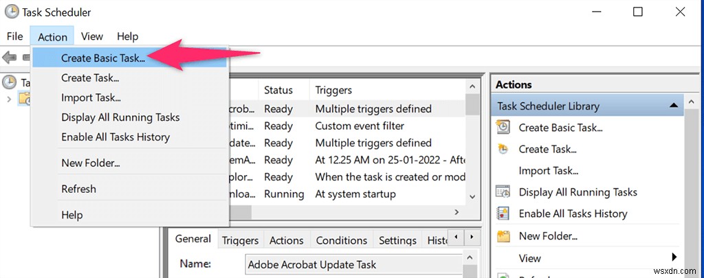 Windows 10/11のタスクスケジューラでバッチファイルを自動実行する方法