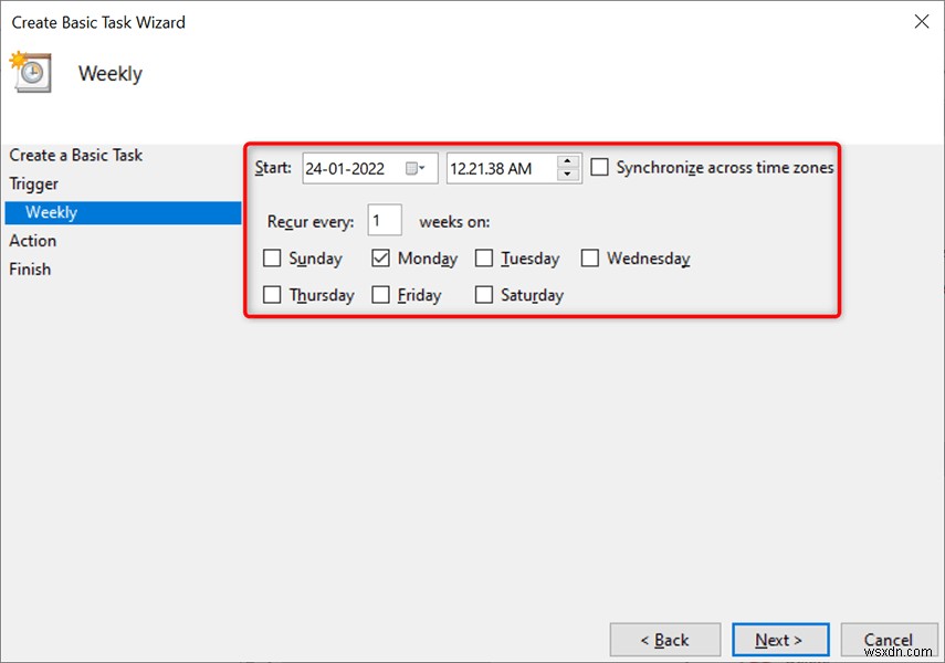 Windows 10/11のタスクスケジューラでバッチファイルを自動実行する方法