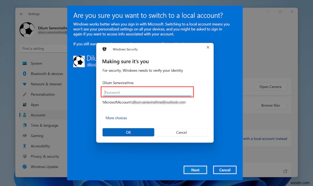 Windows 11からMicrosoftアカウントを削除する方法｜ローカルアカウントへの切り替え手順を解説