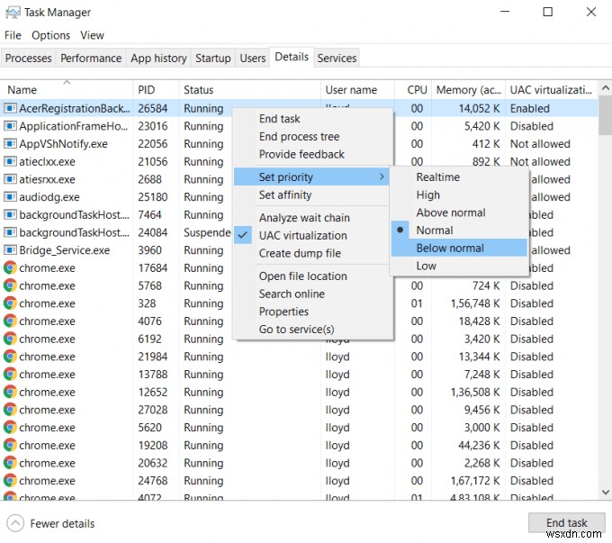 Windows 10のタスクマネージャーでプロセスの優先度を変更する方法【初心者向け解説】