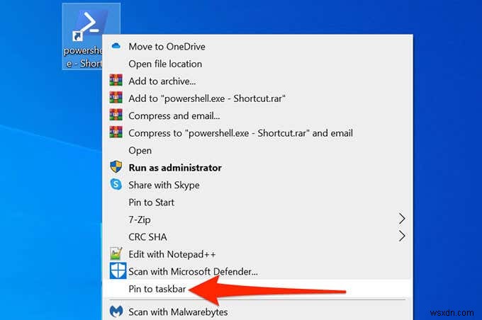 Windows 10でコマンドプロンプトとPowerShellのショートカットを作成する方法｜デスクトップ・キーボード・タスクバー対応