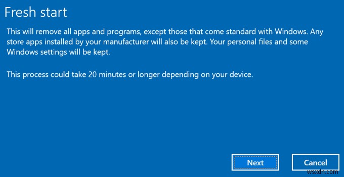Windowsで「PCのリセットに問題がありました」エラーを修正する方法