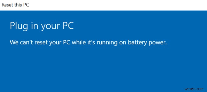 Windowsで「PCのリセットに問題がありました」エラーを修正する方法