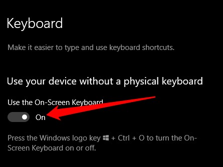 Windows 10でオンスクリーンキーボードを有効にする8つの方法