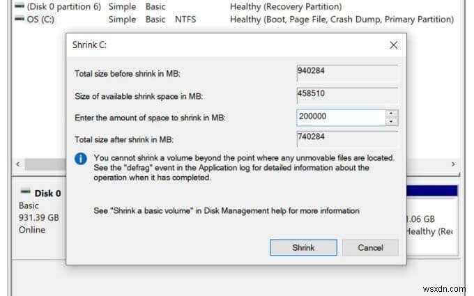 Windowsドライブの空き領域からパーティションを作成する方法【バックアップ手順付き】