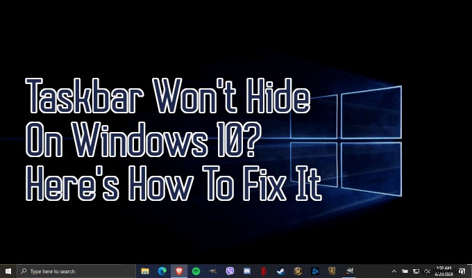 Windows 10でタスクバーが自動的に隠れないときの原因と対処法を徹底解説