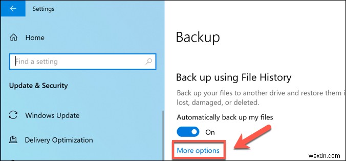Windows 10でバックアップファイルを削除してディスク容量を確保する方法
