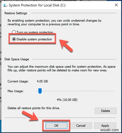 Windows 10でバックアップファイルを削除してディスク容量を確保する方法