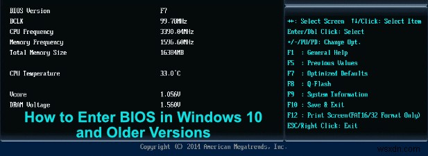 Windows 10以前のバージョンでBIOSに入る方法|UEFIとの違いや対処法も解説