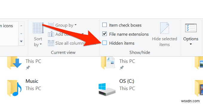 Windows 10で隠しファイルを表示する3つの方法｜エクスプローラー・コントロールパネル・レジストリ設定